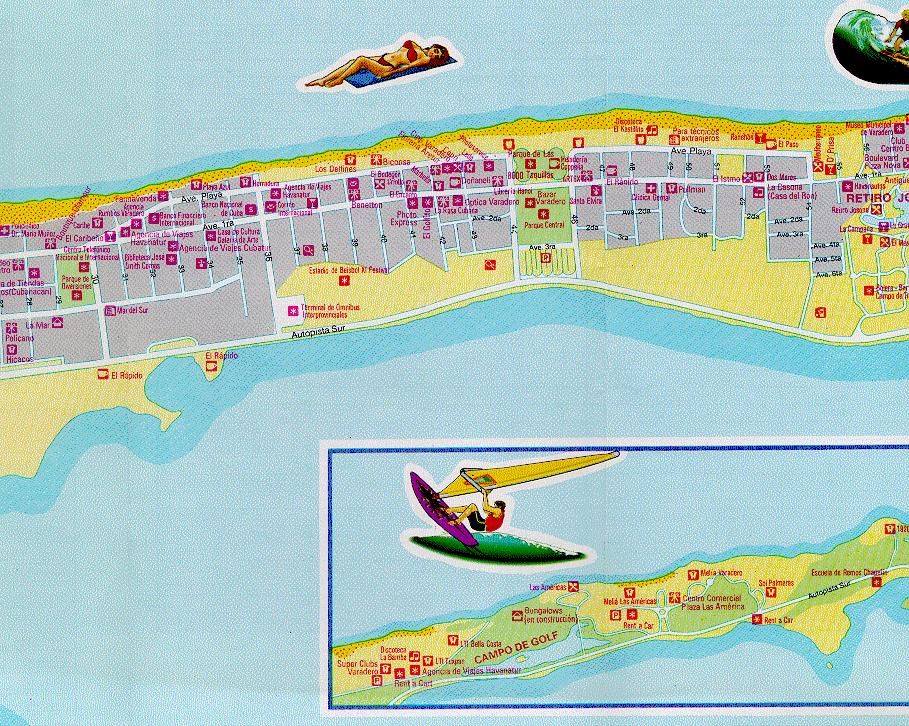 map varadero cuba